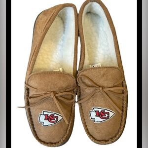NFL Brown Moccasin Slippers